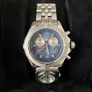 Very Rare SUG 1883 Kinetic Chronograph Double Men’s Watch Stainless Steel